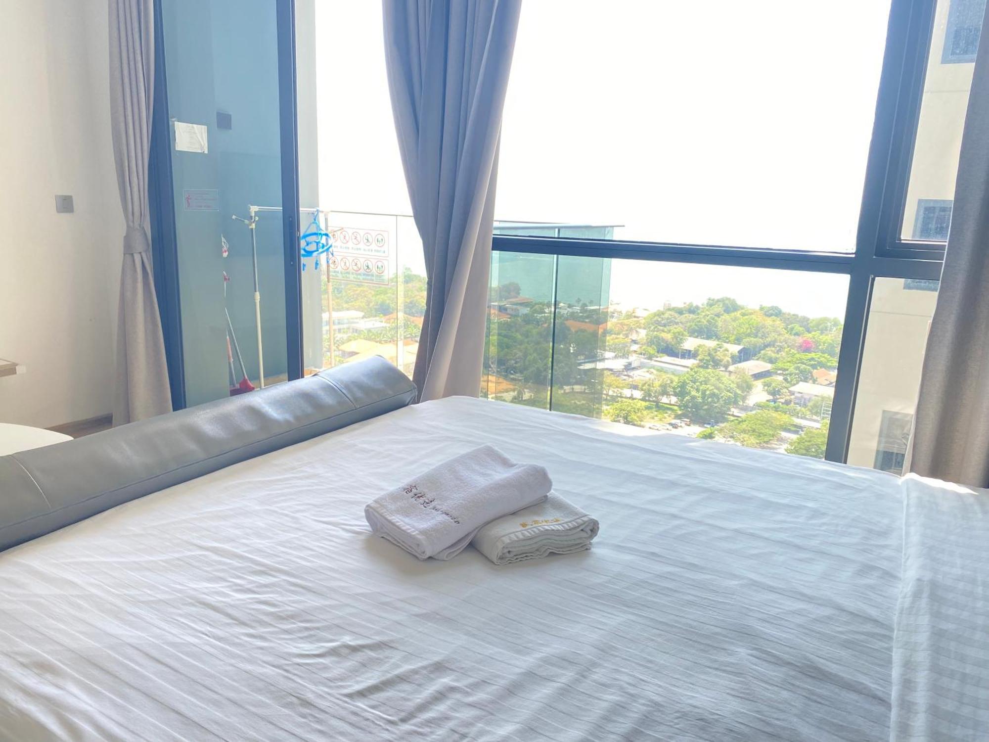 Andromeda Seaview Condo Near Beach 파타야 객실 사진